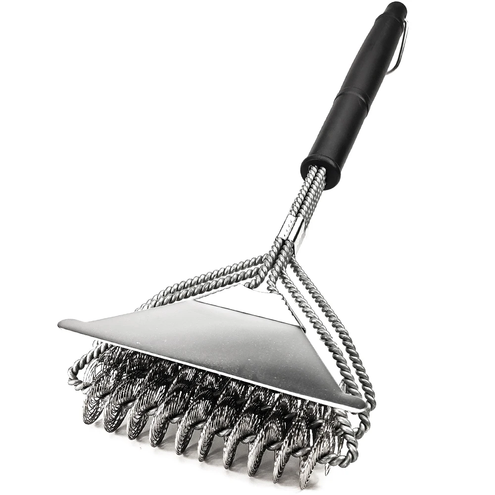 Brosse et grattoir pour gril, meilleur nettoyant pour barbecue, outils parfaits pour tous les types de grill, y compris Weber, accessoires idéaux pour barbecue