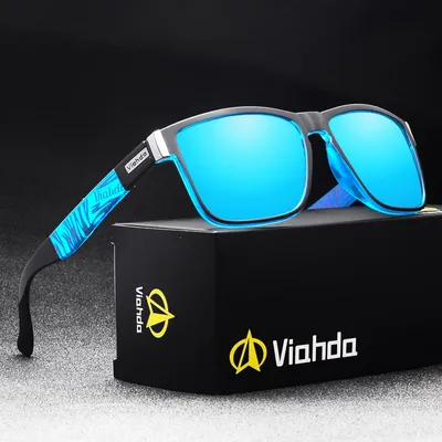 Viahda-Lunettes de soleil de sport polarisées pour hommes et femmes lunettes de soleil de voyage