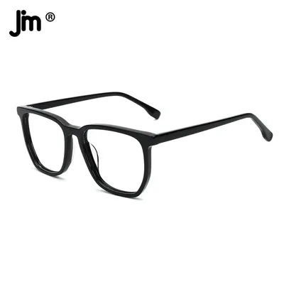 JM-Lunettes carrées à monture en acétate pour hommes et femmes lunettes anti-rayons bleus pour