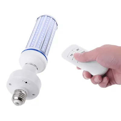 Lampe germicide UV de 60W ampoule LED UVC E27 E26 110V 220V 86-265V avec chronométrage