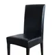 Housse de chaise en cuir pour salle à manger tissu PU tout compris housse de chaise élastique