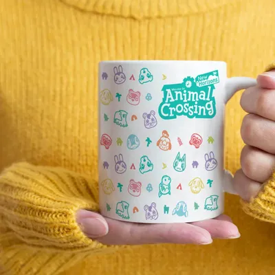 Tasses à café en céramique blanche Animal Crossing New Horizons tasse à thé et à lait mignonne