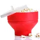 Bol pliant rouge en Silicone pour micro-ondes outils faciles à utiliser seau à pop-corn bol à