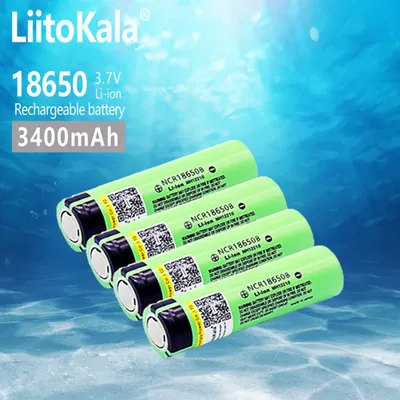 VeitoKala-Batterie aste au lithium pour lampe de poche NCR18650B 34B 3.7V 18650 3400mAh
