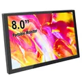 Raspberry Pi Écran Moniteur Portable 8 Pouces écran LCD Double Haut-Parleur Compatibles HDMI