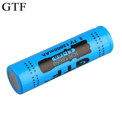 GTF-Batterie aste pour lampe torche LED 3.7V 12000mAh 18650 produit électronique batteries