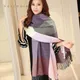 VEITHDIA-Écharpe en laine chaude pour femme écharpes en cachemire châle long couverture ronde