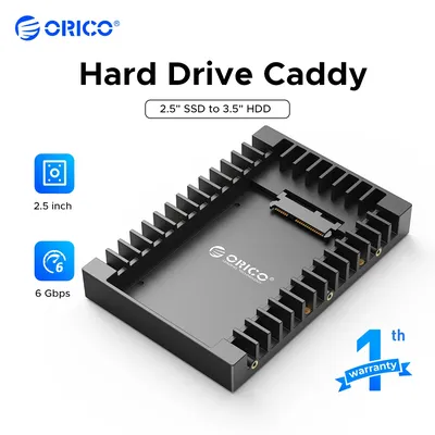 ORICO – disque dur Caddy 2.5 à 3.5 Support SATA 3.0 à USB 3.0 6Gbps Support 7 / 9.5 /12.5mm 2.5