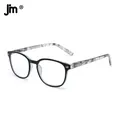 JM-Lunettes de lecture à charnière à ressort pour femmes loupe rétro lunettes presbytes