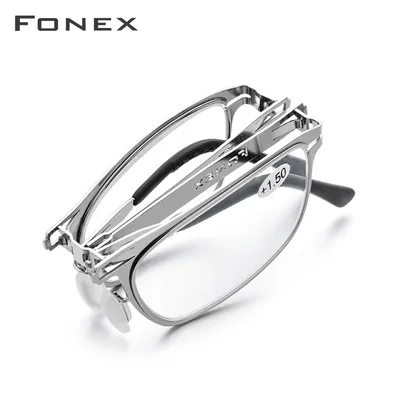 FONEX – lunettes de lecture pliables sans vis de haute qualité pour hommes et femmes presbytes