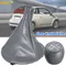 5 Speed ​​Gear voiture Pommeau de levier Levier Stick Pen Gaitor Boot Dust Cover Pour Fiat 500 500c