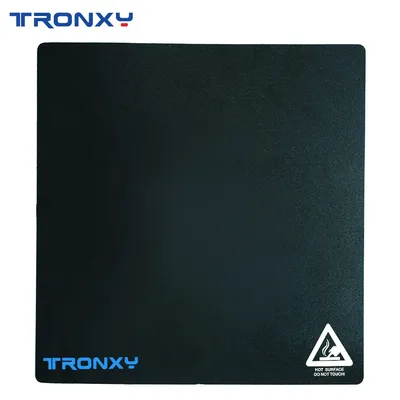 Tronxy-Ruban de masquage noir pour imprimante 3D autocollant de lit chauffant 220x220mm