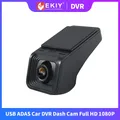 EKIy-Caméra de tableau de bord grand angle 170 ° ADAS DVR de voiture enregistreur vidéo 1080P