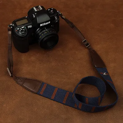 Sangle pour appareil photo reflex numérique Cam-in 8196 lanière confortable en coton pour Nikon
