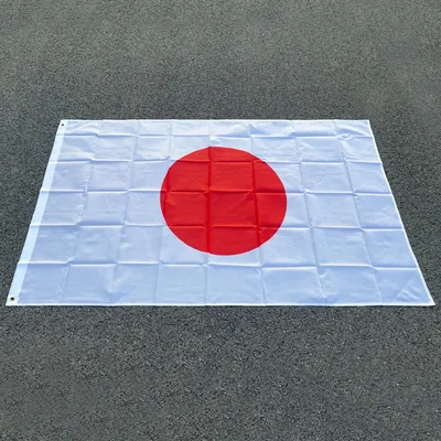 Bannière nationale japonaise en polyester décoration de la maison sans mât drapeau japonais pays
