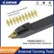 1 pièce de MVVNN1616K16 MVVNN2020K16 MVVNN2525M16 porte-outil de tournage triangulaire externe 10 pièces de jeu d'outils de tour à insert en carbure VNMG16 outils d'alésage outils tour a metaux