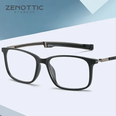 ZENOTTIC – lunettes Anti-lumière bleue pour hommes verres de lecture avec aimant monture suspendue