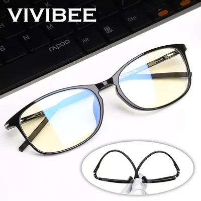 VIVIBEE lunettes Anti-lumière bleue hommes Bluelight rayonnement femmes TR90 Protection d'ordinateur