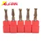 Fraise CNC à bois, outils pour le travail du bois, 2 cannelures droites HRC55, fraise en acier au tungstène, outil de coupe