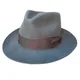 Chapeau classique en feutre de laine victorien pour homme vintage parrain Fedora Gangster ature