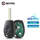 KEYYOU – clé de télécommande à 2 boutons 433MHz pour Renault Duster Modus Clio 3 Twingo DACIA