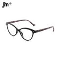 JM lunettes de lecture oeil de chat à charnière de printemps pour femmes loupe florale presbyte