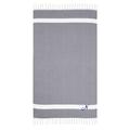 Highland Dunes Fortin Pestemal Turkish Cotton Beach Towel 100% Cotton in Gray/Blue | Wayfair 0B9F5DAD303D4B858BF7F2238128036F