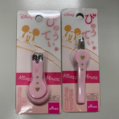 Disney Bath & Body | Mickey Mouse Pink Nail Clipper & Tweezer | Color: Pink | Size: Os