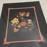 Disney Wall Decor | Hocus Pocus Art Print Caley Hicks | Color: Red | Size: See Measurements