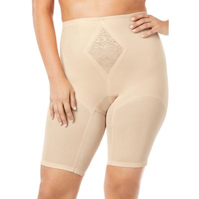 Plus Size Women's Firm Control Thigh Slimmer by Rago in Beige (Size 56) Body Shaper