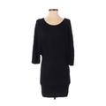 H&M Casual Dress - Sweater Dress: Black Dresses - Women's Size X-Small