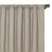 Eastern Accents Breeze Linen Solid Room Darkening Rod Pocket Curtain Panel Linen in Gray | 120 H in | Wayfair 7V8-CUD-160-RP