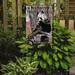 Bungalow Rose Giant Panda 2-Sided Garden Flag, Polyester in Black/Gray | 15 H x 11 W in | Wayfair 9BDA47F3EB284E27835EDC92B567DDE3