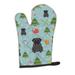 The Holiday Aisle® Silloth Pug Oven Mitt Polyester in Black | 8.5 W in | Wayfair F74B856B518F49D08DD47BA95D048FE5