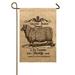 August Grove® Finchamp French Sheep Garden Flag in Brown | 18 H x 12 W in | Wayfair A31F6ACC817D4A2CAA0F19C94FC3E72E