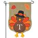 The Holiday Aisle® Gabouray Turkey 2-Sided Polyester 21 x 14 in. Garden Flag in Orange/Brown | 21 H x 14 W in | Wayfair