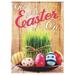 The Holiday Aisle® Chione Get Your Easter on 2-Sided Polyester 18 x 13 in. Garden Flag in Brown | 18 H x 13 W in | Wayfair