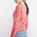 Anthropologie Sweaters | Anthropologie Lupita V-Neck Sweater | Color: Red/White | Size: M