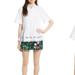 Kate Spade Tops | Kate Spade Broome Street Lace Inset Peplum Top | Color: White | Size: S