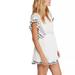 Free People Dresses | Free People Weekend Bruch Mini Dress Nwt | Color: Black/White | Size: L