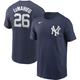Men's Nike DJ LeMahieu Navy New York Yankees Name & Number T-Shirt
