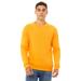 Bella + Canvas 3901 Sponge Fleece Crewneck Sweatshirt in Gold size XL | Ringspun Cotton DG3901, BC3901, B3901