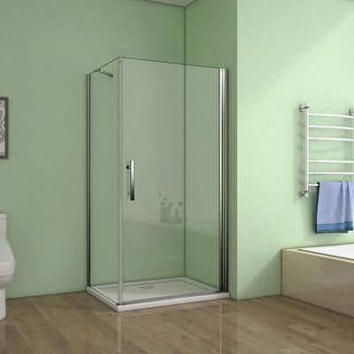 70 Tür x 76 Seitenwand xH.185cm 6mm nano glas Eckeinstieg Image