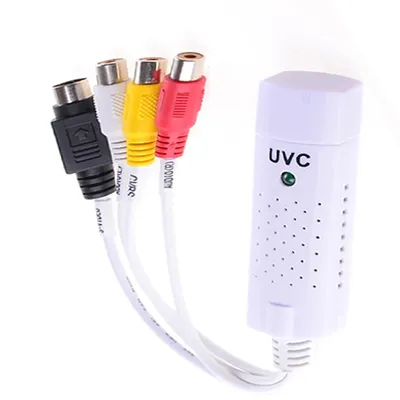 Adaptateur de carte d'acquisition vidéo et Audio Portable UVC usb 2.0 carte de Capture UVC TV