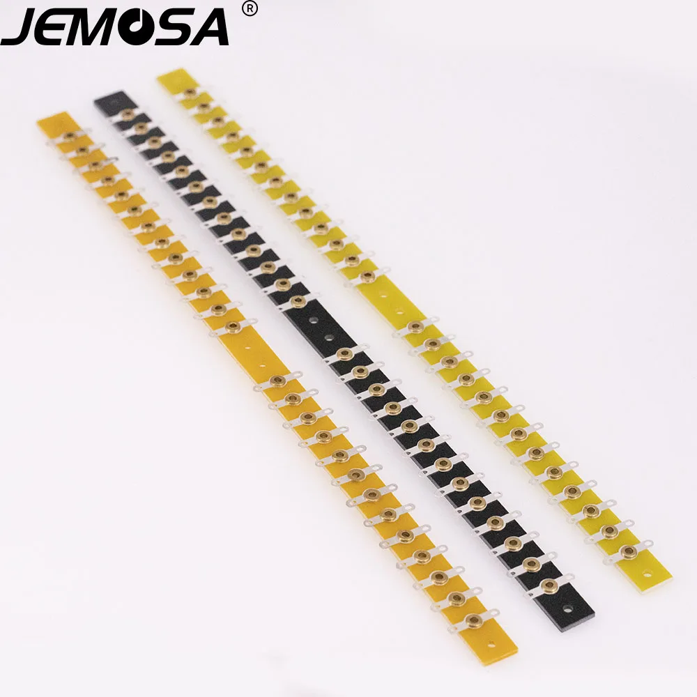 Bande d'étiquettes Audio pour projet de bricolage, 2 pièces, panneau d'étiquette, panneau de tourelle, Terminal de cosse pour amplificateur à Tube Vintage, soudure à Double tête