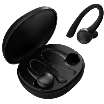 Écouteurs sans fil Bluetooth 5.0 TWS casque de sport crochet d'oreille écouteurs stéréo de course