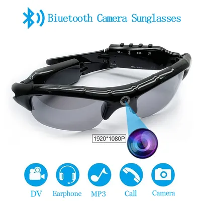 Micro caméscope de surveillance secrète portable lunettes caméra HD 1080P audio vidéo mini