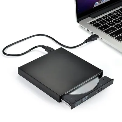 1Pc Portable USB 2.0 Externe DVD-ROM Lecteur CD-RW Graveur Haute Vitesse Lecteur DVD Adapté pour