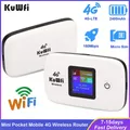 KuWfi-Routeur Mobile Permanence 3G/4G Modem de Poche 150Mbps Mini Routeur de Voyage Portable