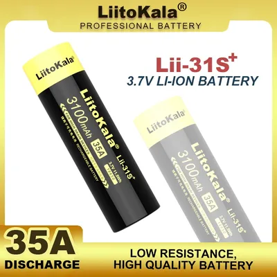 Nouveau veitoKala Lii-31S 18650 Batterie 3.7V Eddie ion 3100mA 35A Power Battery pour les